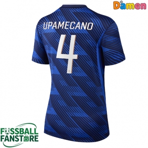 Frankreich Dayot Upamecano #4 Replik Heimtrikot Damen WM 2026 Kurzarm
